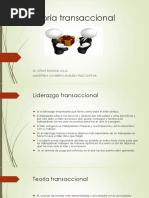 Teoría Transaccional Del Liderazgo