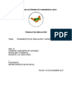 Fundamentos de Simulación y Modelación