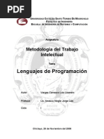 Lenguajes de Programacion