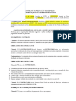 Contrato de Prestação de Serviços - Divino