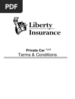 Terms & Conditions: Private Car