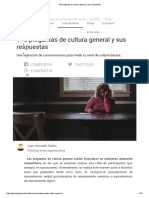 110 Preguntas de Cultura General y Sus Respuestas