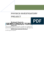 Semiconductors: Physics Investigatory Project