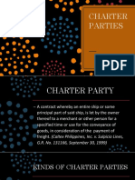 Transpo Chapter 14 Charter Parties