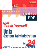 Sams Teach Yourself UNIX System Administration in 24 Hours