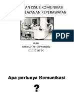 TM 3 Trend Dan Issue Komunikasi Dalam Pelayanan Keperawatan Ikd 2