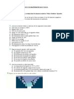 Ejercicos Repaso Numeros Enteros