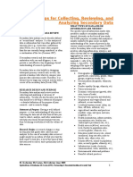 2005 Care Tips For Secondary Data Analysis 2