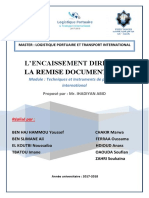 Encaissement Direct Et Remise Documentaire