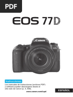 EOS 77D Instruction Manual ES