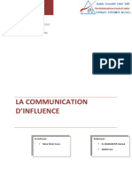 Rapport-Communication D Influence