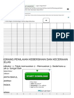 Borang Penilaian Kebersihan Dan Keceriaan Kelas - Documents