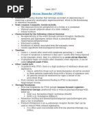 Post-Traumatic Stress Disorder (PTSD) : Behavioral Therapy (Preferred) With or Without Pharmacotherapy With