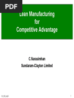 Lean Manufacturing For Competitive Advantage - 125579398 PDF