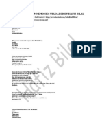 Pathology Mnemonics