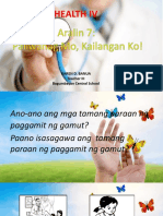 q3 Health Aralin 7