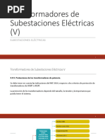 Transformadores de Subestaciones Eléctricas VI