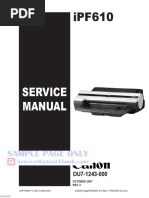 Canon Imageprograf Ipf610 Service Manual Free