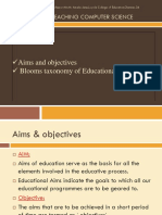 Blooms Taxonomy-Educational Objectives