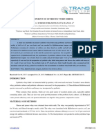 Development of Synbiotic Whey Drink: Poorani. A, Suresh Subramonian. B & Elango. A