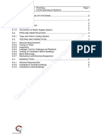 19.6 Plumbing - Commisioning of Systems