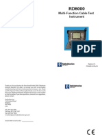 Multi-Function Cable Test Instrument: Revision 6 P/N 250-0035-05