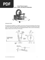 Castor Camber Kingpin