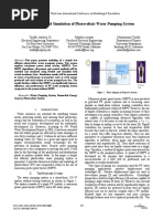 Modeling and Simulation of Photovoltaic Water Pumping System