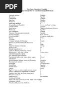 Ganapathi Homam List