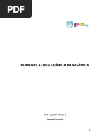 Nomenclatura Química Inorgánica