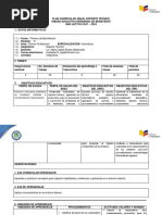 Plan Didáctico Anual de Soporte Tecnico