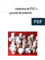 Tubos y Accesorios de PVC o General de Producto