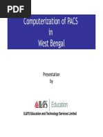 Computerization of WB PACS