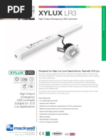 Xylux Lr3: High Output Emergency LED Luminaire Suitable For 10.8 Lux Applications