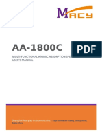 AA 1800C User's Manual 1