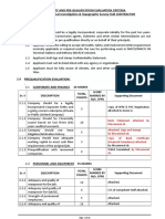 Pre Qualification Record Geotechnical Survey