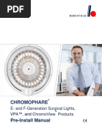 Chromophare: E-And F-Generation Surgical Lights, Vpa™, and Chromoview Products