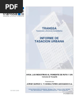 Informe Tasación Tocopilla