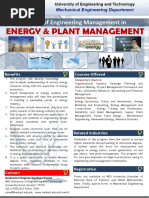 Energy & Plant Management: Master of Engineering Management in