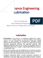 Maintenance Engineering - Lubrication