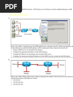 DsmbISP Final Exam - CCNA Dicovery Working at A Small-To-Medium Business or ISP (Version 4.1)