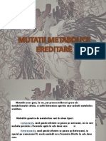 Mutatii Metabolice Ereditare