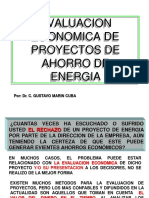 Evaulacion Economica de Proy de Ahorro de Energia