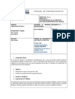 Determinacion de La Carga Del Electron (Experimento de Miller) .