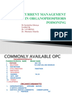 Current Management Guidline in Organophosphors Poisoning: DR - Surendra Khosya Guided by Dr. S.R Meena Dr. Meenaxi Sharda