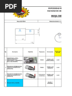Hoja de Procesos Eje Piñon
