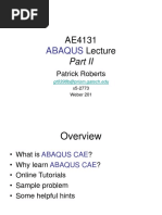 Ae4131 Abaqus Lecture 2