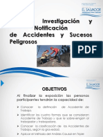 Mtps Modulo III Registro Investigacion y Notificacion de Accidentes y Sucesos Peligrosos