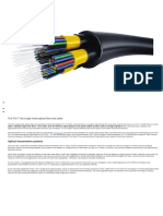 The Itu T First Single Mode Optical Fibre and Cable