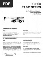 Terex RT160 Load Specs